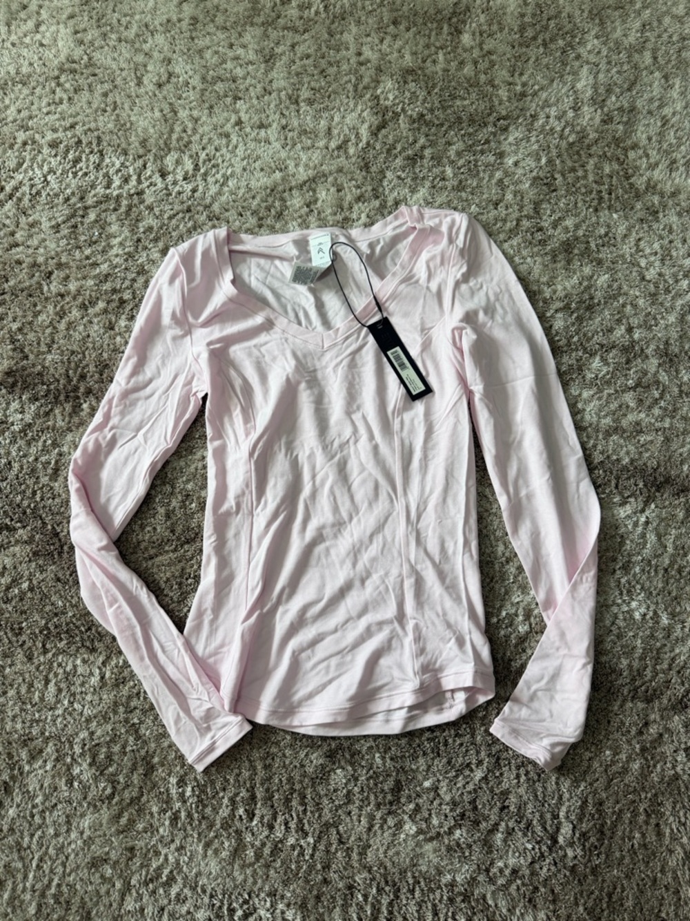 Oner active MELLOW™ MOTION WIDE V NECK LONG SLEEVE TOP - Picture 3 of 4